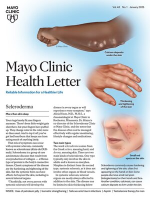 cover image of January 2025. Mayo Clinic Health Letter